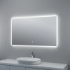 Zrkadlo 120 x 70 cm, s LED osvetlením a funkciou proti zahmlievaniu, dotykový spínač