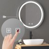 Tutumi - Zrcadlo LED 80cm MMJ BRUSH SILVER HOM-06507