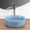 REA - Umyvadlo na desku SAMI L.BLUE SHINY REA-U6619