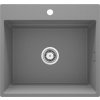 DEANTE - Magnetic metaliclá šedá - Granitový dřez, jednokomorový  ZRM_S10A