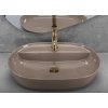 REA - Umyvadlo na desku Aura 61 Beige Shiny REA-U6381