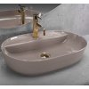 REA - Umyvadlo na desku Aura 61 Beige Shiny REA-U6381