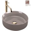 REA - Umyvadlo na desku SAMI Beige Shiny REA-U6382