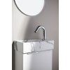 MARGITHA keramické umývadlo 38x22cm, otvor pro batériu vpravo, carrara