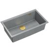 Quadron - Granitový dřez Logan 110 Grey Metallic Měď HQD7644U5_PVDC1_U  DOPRAVA ZADARMO