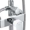 REA - Sprchový set s baterií 150mm BLOOM chrom/bílá REA-P9527