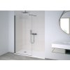 BE.COLORS WALK-IN, 160 cm, Fasciato bezpečnostné sklo - 6 mm, 491 matt white