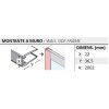BE.COLORS WALK-IN, 160 cm, Reflex bezpečnostné sklo - 6 mm, 491 matt white