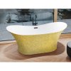 Voľne stojaca vaňa AMBER Glam - zlatá, GLAM 01 - zlatá, 170 × 80 cm