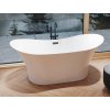 Voľne stojaca vaňa AMBER Glam - strieborná, GLAM 02 - strieborná, 170 × 80 cm