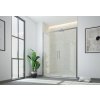 Sprchové dvere ESSENCE N2FS, 150 cm, Stampato C bezpečnostné sklo - 6 mm, Hliník ossidato  DOPRAVA ZADARMO