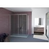 Sprchové dvere ESSENCE N2FS, 160 cm, Stampato C bezpečnostné sklo - 6 mm, Biela  DOPRAVA ZADARMO