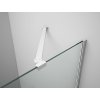 TRINITY CHROME štvorcová sprchová zástena 800x800mm, rohový vstup, číre sklo