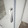TRINITY CHROME štvorcová sprchová zástena 800x800mm, rohový vstup, číre sklo