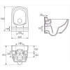 GEBERIT KOMBIFIXBasic vč. chromového tlačítka DELTA 51 + WC CERSANIT CLEANON CASPIA + SEDÁTKO 110.100.00.1 51CR CP1