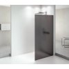 ARCHITEX CHROM sprchová zástena 862 mm, dymové mat sklo