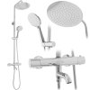REA - Sprchový set s batériou 150mm Lungo chrom REA-P6607