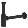 KING Umývadlový sifón 5/4", odpad 32mm, čierna mat