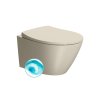 MODO závesná WC misa, Swirlflush, 37x52cm, creta dual-mat