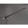 MEXEN/S - Kioto+ Sprchová zástěna WALK-IN s poličkou a držákem ručníků 100 x 200 cm, černý vzor, grafit metal 800-100-121-95-77
