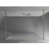 MEXEN/S - KIOTO samostatně stojící sprchová zástěna 100 x 200, matné sklo 8 mm, chrom 800-100-002-01-30
