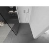 MEXEN/S - Kioto L Sprchová zástěna WALK-IN 70 x 200, černý vzor, chrom 800-070-103-01-70