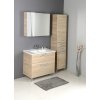 VEGA Skrinka vysoká s košom 40x184x31cm, dub platin