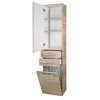 VEGA Skrinka vysoká s košom 40x184x31cm, dub platin