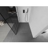 MEXEN/S - Kioto L Sprchová zástěna WALK-IN 70 x 200, černý vzor, černá 800-070-103-70-78