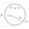 Tutumi - Zrcadlo LED 60cm YH-3561 HOM-01503