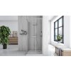 REA - Sprchový kout City 90x90 Nickel Brush Bez sprchové vaničky REA-K6496