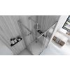 REA - Sprchový kout City 90x90 Nickel Brush Bez sprchové vaničky REA-K6496