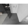 MEXEN/S - Kioto Sprchová zástěna WALK-IN 100 x 200, černý vzor 8 mm, nikl kartáčovaná 800-100-101-97-77