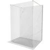 MEXEN/S - Kioto samostatně stojící sprchová zástěna 105 x 200, transparent 8 mm, nikl kartáčovaná 800-105-002-97-00
