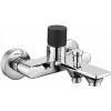 MEXEN/S - Royo One vanová baterie 150 mm, chrom/černá 72231-07