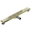 MEXEN/S - Flat M01 odtokový žlab 60 cm zlatý 1520060-15