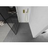 MEXEN/S - KIOTO Sprchová zástěna WALK-IN 90x200 cm 8 mm, zlatá, černý vzor 2 800-090-101-50-78