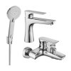 MEXEN/S - Axel R40 SET vanová a umyvadlová baterie, chrom 73803R40-00