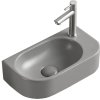 MEXEN - Viera umyvadlo na desku levé 40 x 21 cm, světle šedá mat 21274061L