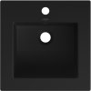 MEXEN - Atena zápustné umyvadlo 41 x 41, černý mat 25014170