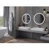 MEXEN - Oro zrcadlo s osvětlením 70 cm, LED 6000K, 9824-070-070-611-00