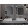 MEXEN - Nida zrcadlo s osvětlením 60 x 80 cm, LED 600 9806-060-080-611-00