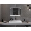 MEXEN - Nida zrcadlo s osvětlením 80 x 60 cm, LED 600 9806-080-060-611-00