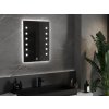 MEXEN - Ner zrcadlo s osvětlením 50 x 70 cm, LED 600 9809-050-070-611-00