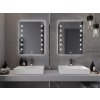 MEXEN - Ner zrcadlo s osvětlením 60 x 80 cm, LED 600 9809-060-080-611-00