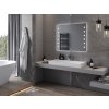 MEXEN - Ner zrcadlo s osvětlením 100 x 80 cm, LED 600 9809-100-080-611-00