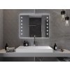 MEXEN - Ner zrcadlo s osvětlením 100 x 80 cm, LED 600 9809-100-080-611-00