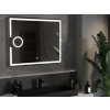 MEXEN - Onyx zrcadlo s osvětlením s kosmetickým zrcátkem 100 x 80 cm, LED 600 9813-100-080-611-00