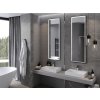 MEXEN - Coro zrcadlo s osvětlením 50 x 150 cm, LED 6000K, černý rám 9817-050-150-611-70