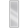 MEXEN - Coro zrcadlo s osvětlením 50 x 150 cm, LED 6000K, černý rám 9817-050-150-611-70